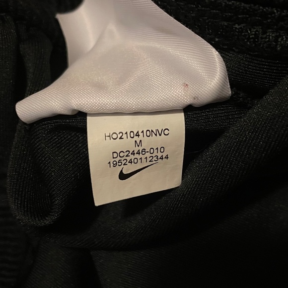 Nike Dri-Fit Jogger Athletic Pants Zippered Tech Pocket Black - Picture 8 of 11